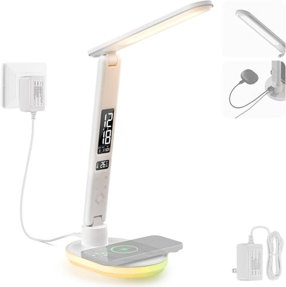 NEEWER Entry Level Version 32" LED Light with Clamp for Desk Home Office Dorm Designer Drafting, 20W Dual Computer Monitor Architect Lamp Bar, Flexible Overhead 2200lux/Remote/5 Modes CRI80+, N21