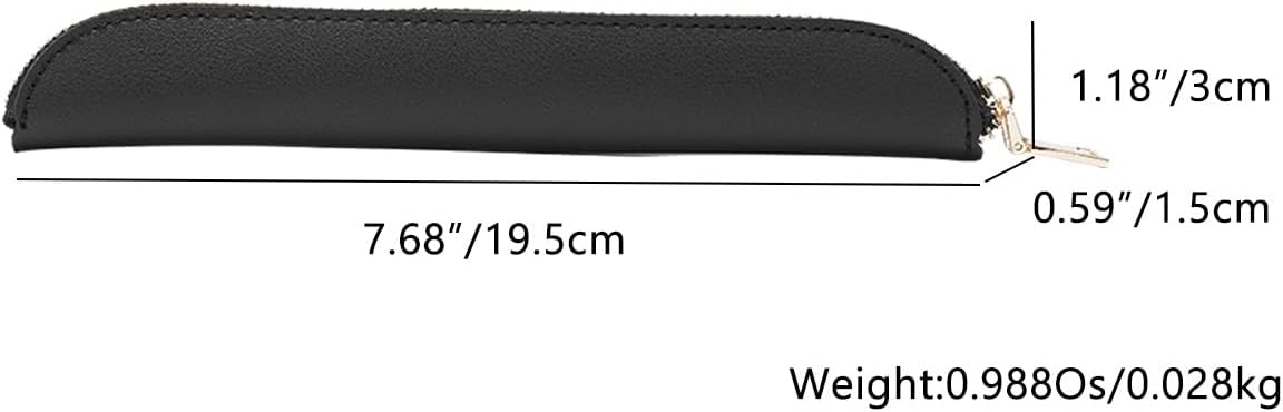 Pencil Case Durable Pencil Pouch for Pens School Featuring Oxford Lap Design (Khaki,Oxford)