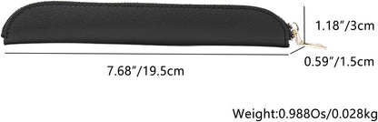 Pencil Case Durable Pencil Pouch for Pens School Featuring Oxford Lap Design (Khaki,Oxford)