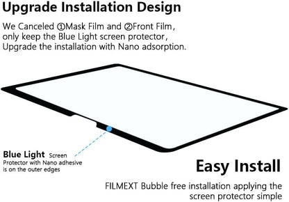 [2 Pack] 27 Inch Computer Privacy Screen , 16:9 Aspect Ratio Monitor Privacy Filter with Anti-Glare, Anti-Blue Light & Anti-Spy Protection, Removable Anti-Scratch Screen Protector for 27-Inch Widescreen Monitors
