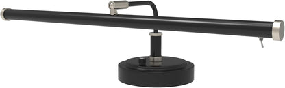 Cocoweb Adjustable LED Upright Piano Desk Lamp in Black with Brass Accents - PLED101D