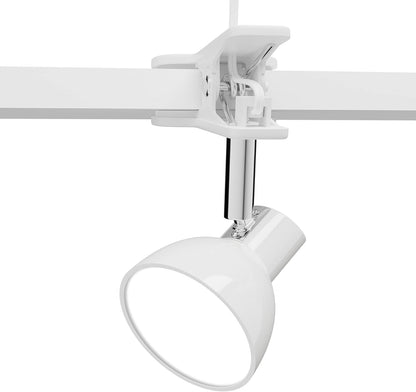 deeloop Clip on Light 5W Ultra Bright 330° Rotation Book Reading Clip on Lamp for Bed/Bedside Headboard/Table/Bunk/Desk Lighting Black