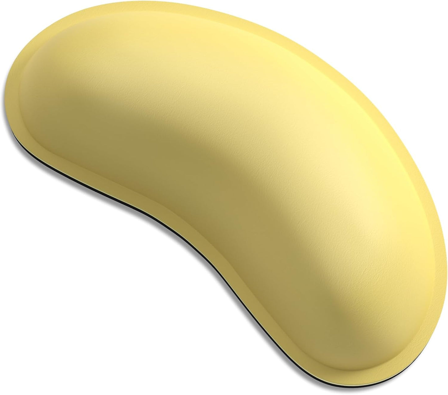 Dapesuom Mouse Wrist Rest, Ergonomic Memory Foam Mouse Wrist for Computer Desk Mats Support, PU Leather Hand Rest Pad Cushion for Gaming, Laptop, Men, Women, Pain Relief & Easy Typing, Black