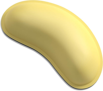 Dapesuom Mouse Wrist Rest, Ergonomic Memory Foam Mouse Wrist for Computer Desk Mats Support, PU Leather Hand Rest Pad Cushion for Gaming, Laptop, Men, Women, Pain Relief & Easy Typing, Black