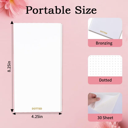 qianshan Travelers Notebook Inserts with PVC Sleeve,Undated Weekly Planner,Weekly To Do List Notepad,TN Journal,30 Sheets,8.5" x 4.7",Pocket Travelers Notebook for Journals,Diaries,Planners,Pink Cat