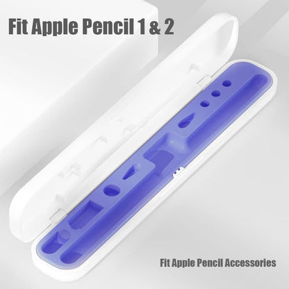 YINVA Pencil Case for Apple Pencil 1st/2nd Generation, Holder and Storage Box for iPad Pencil Accessories, Tips (Pink)