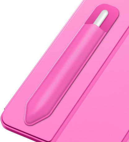 MoKo Pencil Holder Sticker Fit Apple Pencil Pro, Apple Pencil (USB-C), iPencil 1st/2nd Generation, Elastic Pencil Pocket Pouch Adhesive Sleeve Attached to iPad Case for Stylus Pens,Black
