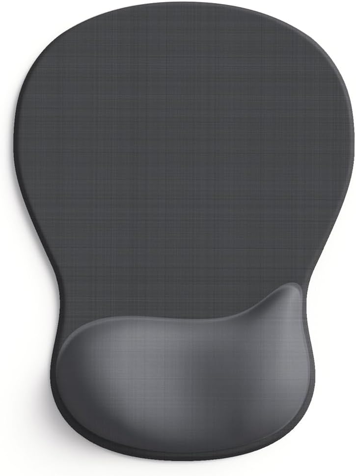 ErgoComfort Gel Wrist Rest Mouse Pad-Ergonomic Office Mousepad with Wrist Support-Non-Slip, Design Desk Accessories Mat for Home&Game Decor (06Mocha Sand)
