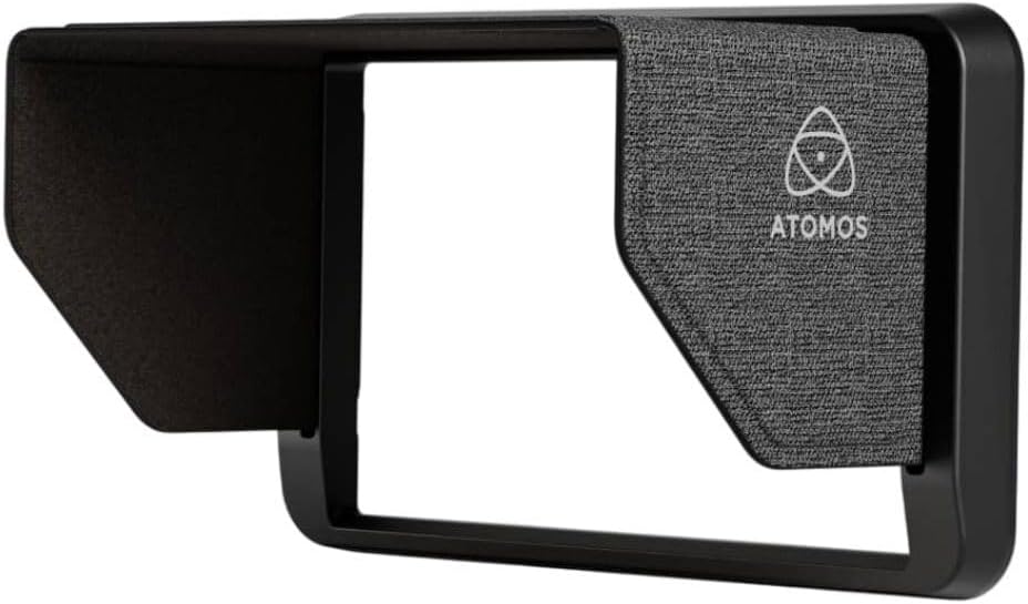 Atomos Sunhood for Shinobi II Monitor with ABS Plastic Construction, Snap Attachment, and Glare Reduction (5-Inch)