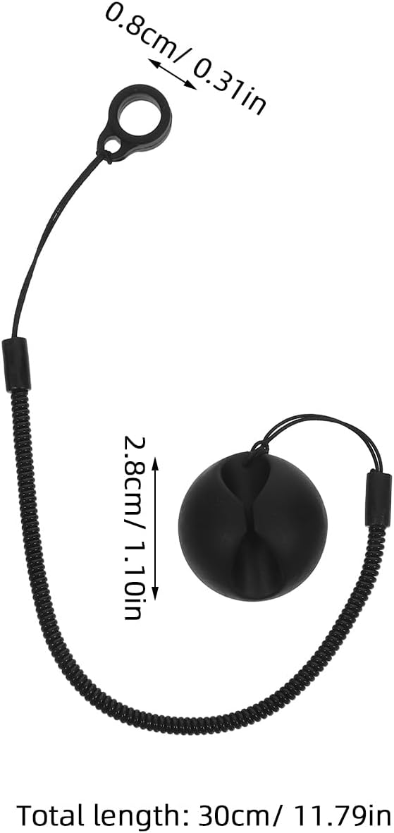 BESPORTBLE 2pcs Retractable Tablet Pen Tether with Elastic Pen Leash and Silicone Holder for Touch Stylus Desk Clipboard Drawing