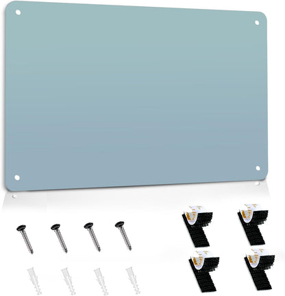 2Pack Magnetic Board 17.5" x 11.4" Magnet Bulletin Board is Suitable for displaying Notes, Photos,Magnetic Letters,Suitable for Walls, refrigerators, cabinets, etc