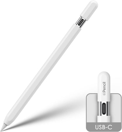 KELIFANG Silicone Case Sleeve Cover for Apple Pencil (USB-C) 2023, Cute Pink Protective Skin iPad Pencil Holder, Anti-Slip Grip Accessories Compatible with Apple Pencil 3rd Generation