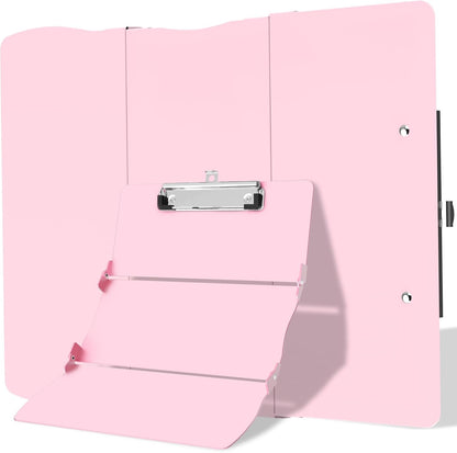 Clipboard Foldable Without Edition Cheat Sheets Aluminum 3 Layers Foldable Clipboards Pocket Size Profile Clip Clipboards Notepad for Students, Nurses,Contractor Trucker Driver