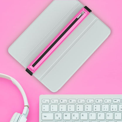 MoKo Pencil Case Fit Apple Pencil Pro, iPencil (USB-C), Apple Pencil 1st/2nd Generation, Stylus Pencil Sleeve PU Leather Zipper Pouch with Elastic Band for 9.7"-12.9" Tablet, Space Gray