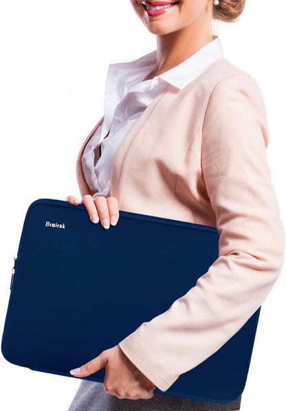 Laptop Sleeve 15.6 Inch, Durable Shockproof Protective Cover Flip Case Briefcase Carrying Computer Bag Case Compatible with 15.6 Inch HP, ASUS, Lenovo, Acer, Notebook, Computer, Black