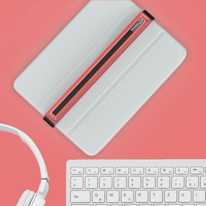 MoKo Pencil Case Fit Apple Pencil Pro, iPencil (USB-C), Apple Pencil 1st/2nd Generation, Stylus Pencil Sleeve PU Leather Zipper Pouch with Elastic Band for 9.7"-12.9" Tablet, Space Gray