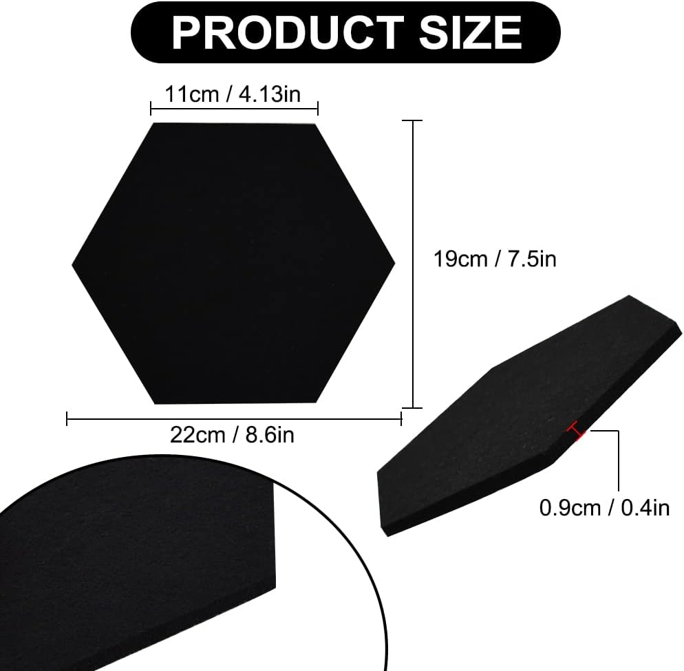 Vuzvuv Black 28"x16" Large Cork Board with 50 Push Pins & Sticky Notes, Self-Adhesive Bulletin Board for Wall, Felt Pin Vision Board for Paste Notes,Schedules Offices Home