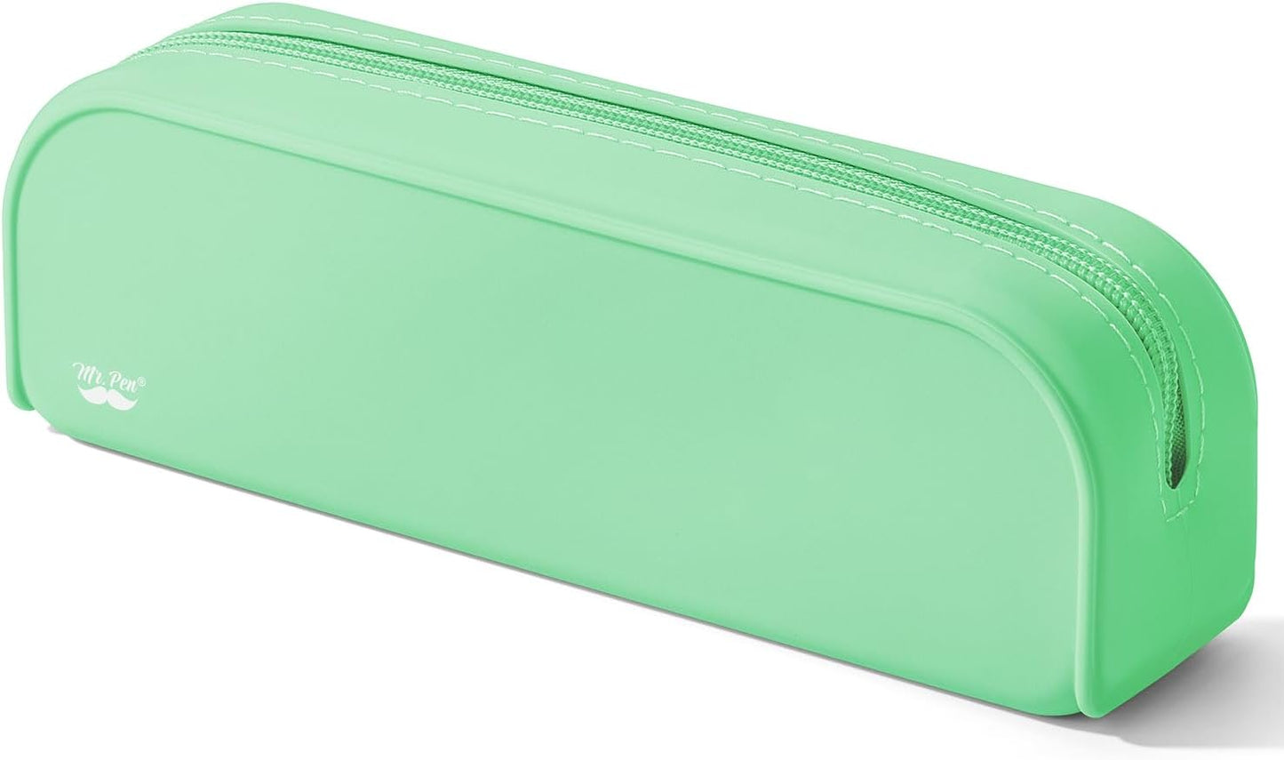 Mr. Pen- Silicone Pencil Case, Aesthetic Pencil Bag for Women, Makeup Pouch, Multifunctional Pouch for Stationery, Cosmetics and Electrical Goods Storage