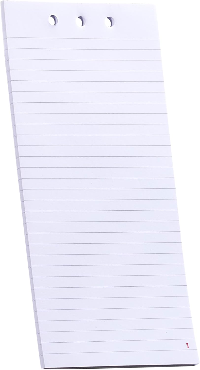 JAY-PEE NYPD Memo Book Note Pad Cover NYC Regulation Style Memo Binder with 3 Heavy Metal Rings. Includes 1 Large Size Note Pad 4" x 8 1/2" Made of Full Grain Black Leather