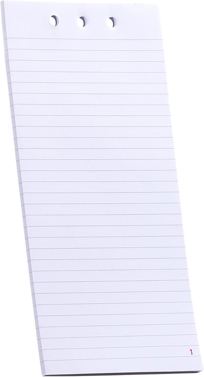 JAY-PEE NYPD Memo Book Note Pad Cover NYC Regulation Style Memo Binder with 3 Heavy Metal Rings. Includes 1 Large Size Note Pad 4" x 8 1/2" Made of Full Grain Black Leather