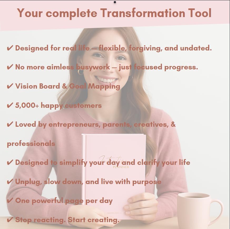 Pland Studio 90-Day Planner Journal – Undated Daily Goal Organizer in Alabaster Linen | Gratitude Journal, Habit Tracker, Vision Board, and Reflection Pages for Mindful Planning