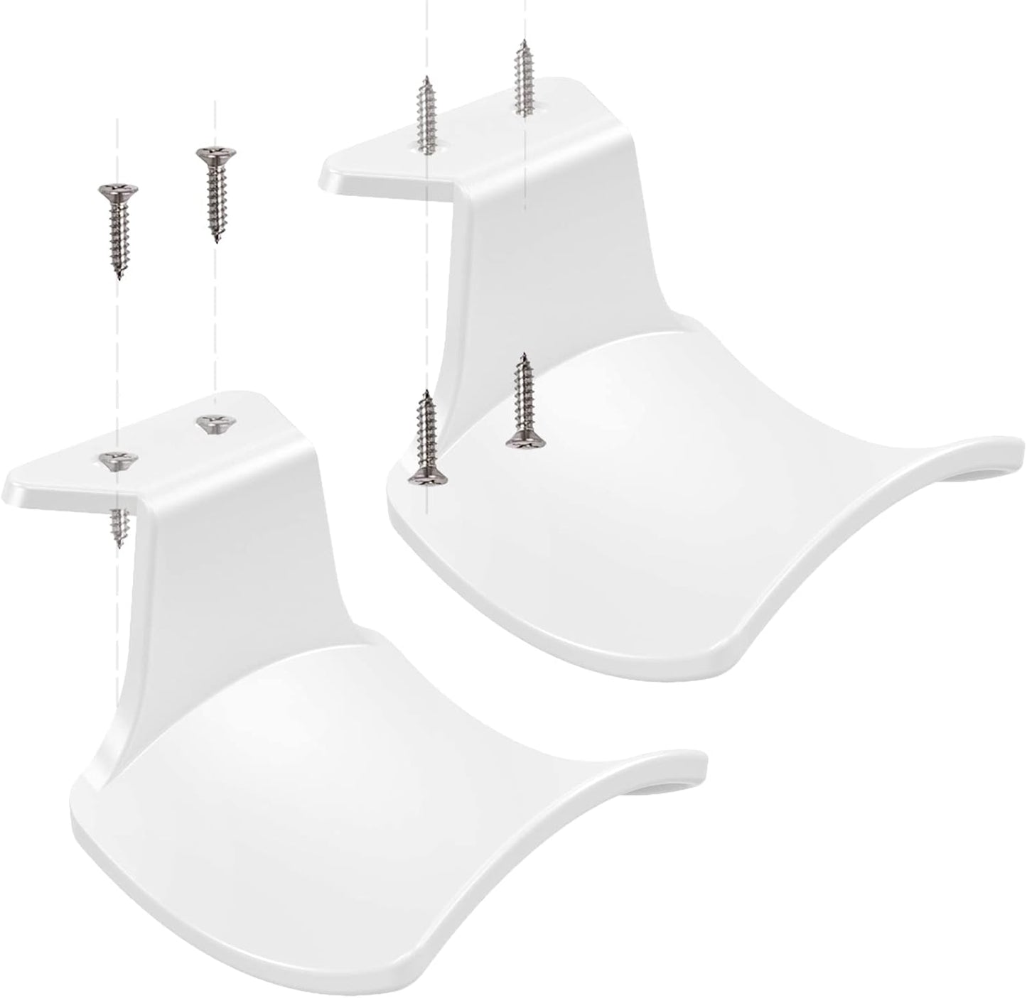 2-Pack Never Fall Headphone Hooks Hanger Wall Mount, Headset Holder Stand for Universal Gaming Headset Airpods Max Sony Bose Beats, Strong Adhesive by Screws