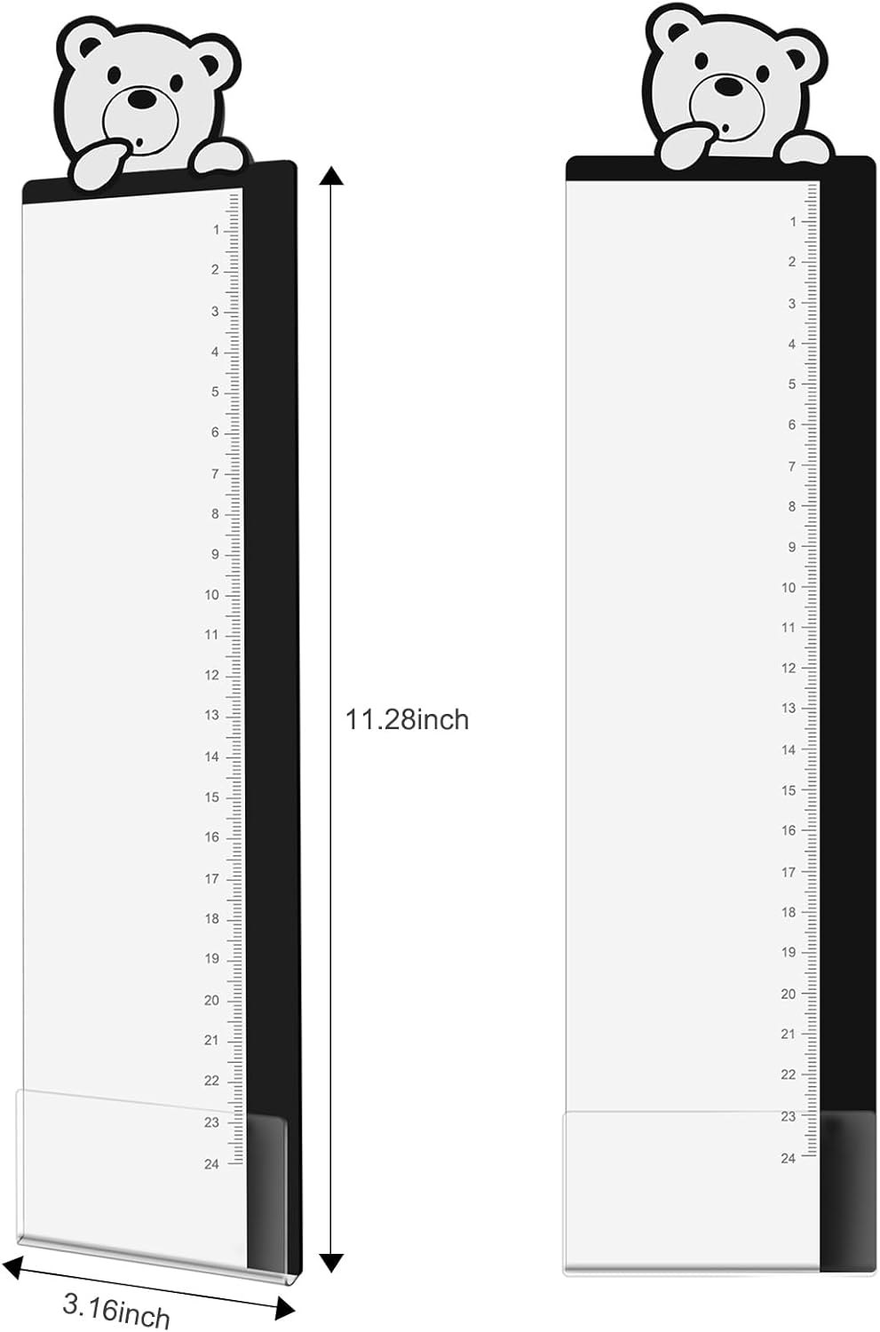 Office Desk Accessories 2pcs Multifunction Computer Monitor Memo Board - Office Supplies for Women Men Computer Sticky Note Holder Home Decor (Smooth Monitor Memo Board)