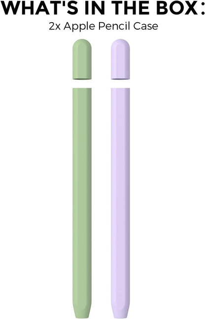 AhaStyle Silicone Case for Apple Pencil (USB-C) 2023 Ultra Thin Proteative Cover Skin Apple Pencil Sleeve Anti-Slip Grip Compatible with Apple Pencil USB C (Lavender)