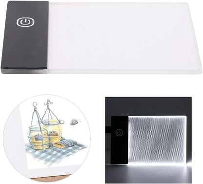 LED Light Box, Eye‑ A6 LED Light Pad Drawing LED Light Board Brightness Artcraft Tracing Flip Book Kit with Non‑Slip Backing, LED Copy Board Tablet