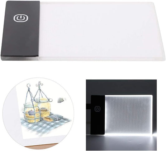 LED Light Box, Eye‑ A6 LED Light Pad Drawing LED Light Board Brightness Artcraft Tracing Flip Book Kit with Non‑Slip Backing, LED Copy Board Tablet