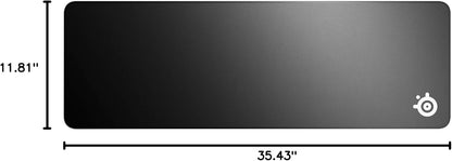 SteelSeries QcK Gaming Mouse Pad - XXL Cloth - Peak Tracking and Stability - Esports Mousepad - Never-Slip - Full Desk Coverage