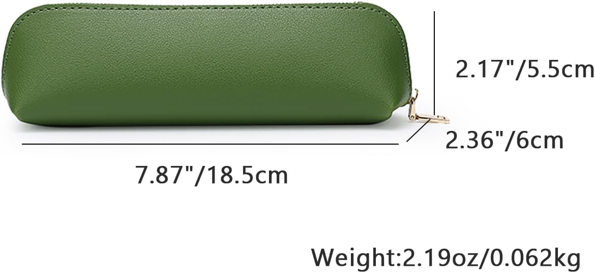Canvas Pencil Case Cotton Canvas and Simple Multifunctional Pencil Bag Zipper Portable Storage (Black)