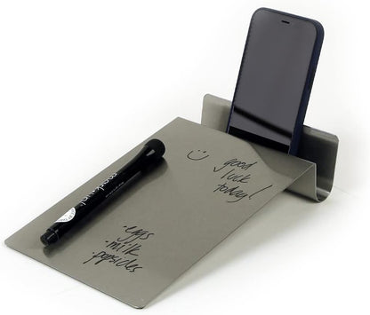 Three by Three Seattle 5.5 x 9 Inch to.do Dry Erase Board with Marker for Memos, Lists, and More in Office, Home, Classroom, and Event Spaces (White)