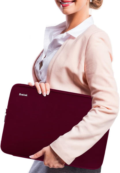 Laptop Sleeve 15.6 Inch, Durable Shockproof Protective Cover Flip Case Briefcase Carrying Computer Bag Case Compatible with 15.6 Inch HP, ASUS, Lenovo, Acer, Notebook, Computer, Black