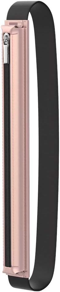 MoKo Pencil Case Fit Apple Pencil Pro, iPencil (USB-C), Apple Pencil 1st/2nd Generation, Stylus Pencil Sleeve PU Leather Zipper Pouch with Elastic Band for 9.7"-12.9" Tablet, Space Gray