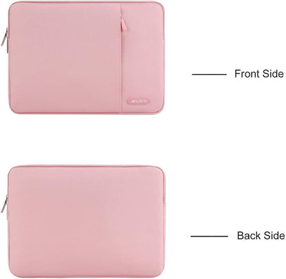 MOSISO Laptop Case 15 inch, 15 inch Laptop Sleeve Compatible with MacBook Air M5 A3448 M4 A3241 M3 A3114 M2 A2941 2026-2023, Dell XPS, Polyester Vertical Computer Sleeve Bag with Pocket, Black - Colors A