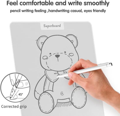 UNCLE BOARD 10 inch x 6 inch Dry Erase Board, Magnetic Small White Board with 3 Magnetic Pens, Portable Student Whiteboard - Perfect for Planning, Drawing, Memos, to-Do Lists.