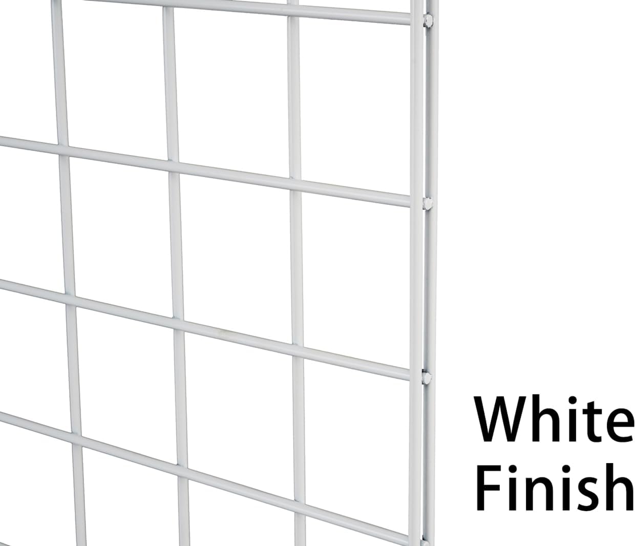 Grid Wall Commercial Grade Gridwall Panels – Heavy Duty Grid Panel for Any Retail Display Wall Grid 2' Width x 6' Height, White (Pack of 3)