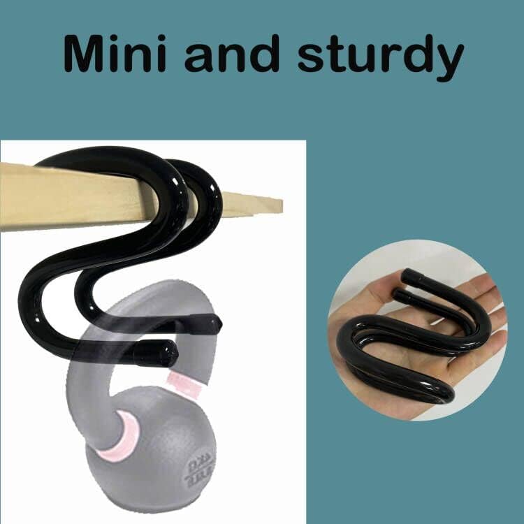 AUXPhome Portable Bag Hook Hanger Clamp-On Backpack, Under Counter, One Step Installation - 10 lb. Capacity, Reduce Desk Clutter