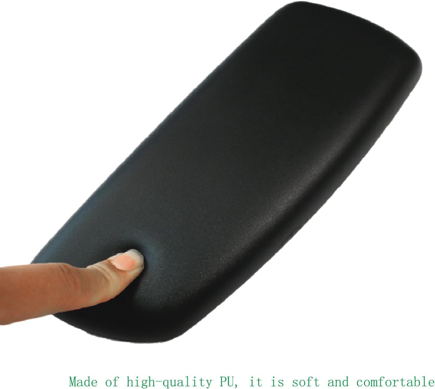 Armrest Pads for Knoll Life Chair Fixed and Height Adjustable Only Not Compatible with 4D High Performance Models Replacement Armrest Cushions Black (Pair)