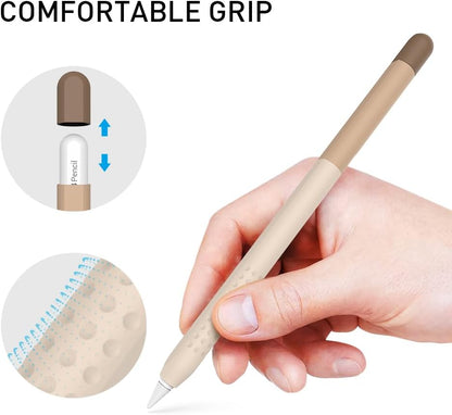Delidigi for Apple Pencil Pro Case (2024) & Apple Pencil 2nd Generation Sleeve,Soft Silicone Grip Cover,Magnetic Charging Compatible,Double Tap Support,Gradient Color Design