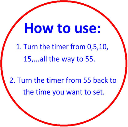 Mechanical Kitchen Timer, Cute Mushroom Timer for Kids, Wind Up 60 Minute Manual Countdown Timer for Classroom, Home, Study and Cooking (Grey Base)