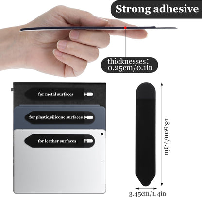 4PCS Universal Stylus Holder,Tablet Pen Cover,Elastic Cover for Stylus Pen,Self-Adhesive Pen Holder - Black,Pink,Gray,Blue