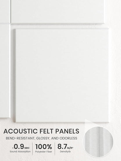 Bumusty Large Cork Board Alternative-48 x 36" Felt Bulletin Board Tiles, with 30 Pushpins, 70 Adhesive Tabs, Bold-Stripe 12-Pack, Cork Boards for Office Push Pin Board Felt Board-Carbon Blue