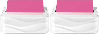 Post-it Super Sticky Pop-up Note Dispenser 2 Pack, White, 3 in x 3 in Pads, Includes 2 dispensers and 6 pop-up Note Pads (90 Sheets per pad, 540 Sheets Total) for Home, Office and Classroom