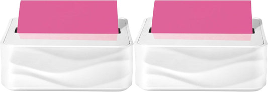 Post-it Super Sticky Pop-up Note Dispenser 2 Pack, White, 3 in x 3 in Pads, Includes 2 dispensers and 6 pop-up Note Pads (90 Sheets per pad, 540 Sheets Total) for Home, Office and Classroom