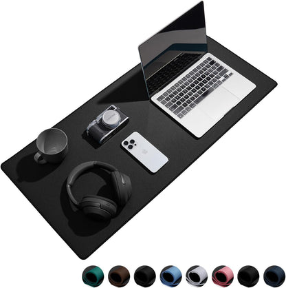 Reniteco Waterproof Large Gaming Mouse Pad with Durable Stitched Edges, Non-Slip Rubber Base, Grainy Jacquard Mouse Mat Desk Pad for Home Office Gaming, 31.5''x11.8''x0.12'', Matte Beige