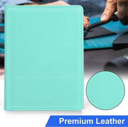 Padfolio/Portfolio Binder, Mini Padfolio Portfolio Binder 5 x 8 Legal Writing Pad, A5 Document Organizer Folder for Men Women, Black