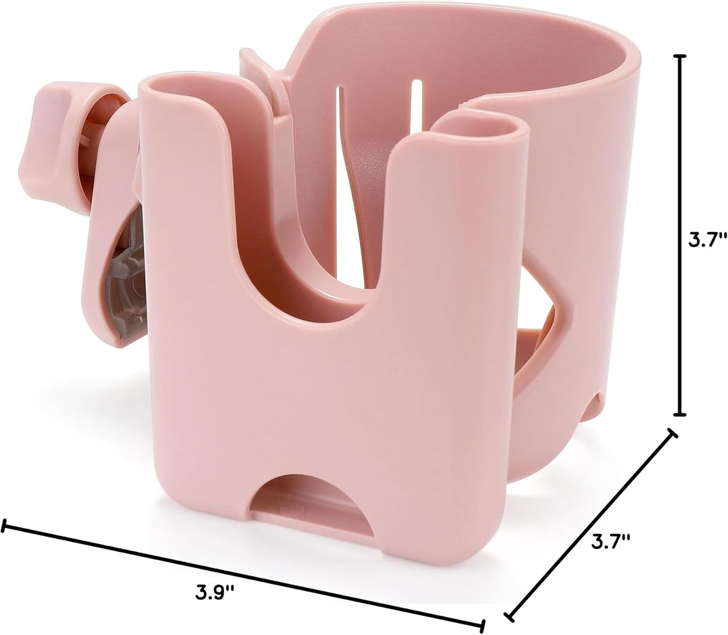 Accmor Stroller Cup Holder, Universal Cup Holder for Stroller Walker Bike, 360° Rotatable Large Caliber Designed Bottle Holder for Stroller, Bike, Wheelchair, Scooter