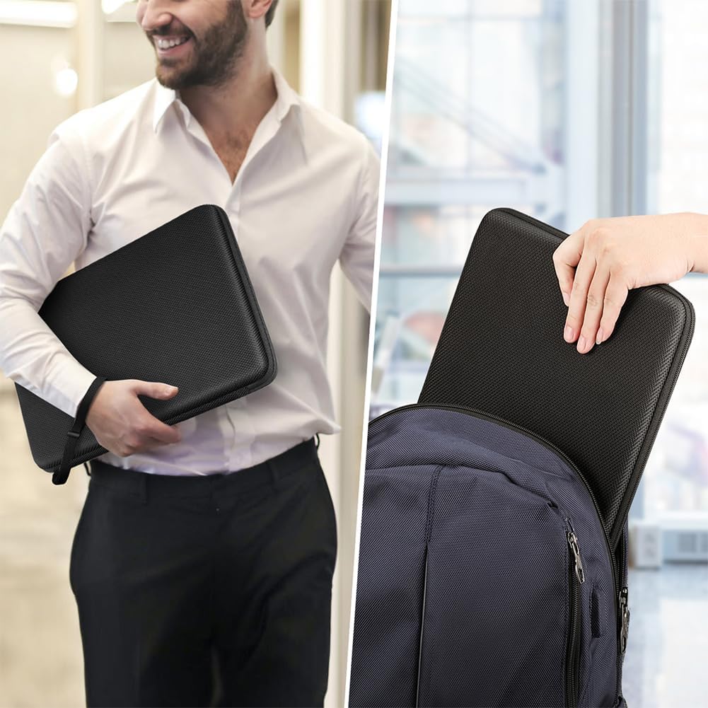FINPAC Hard Laptop Sleeve Case for MacBook Neo A18 Pro,13 inch MacBook Air 2026 M5/M4/M3/M2/M1,14 inch MacBook Pro 2026 M5/M4/M3/M2 Pro/Max,Waterproof Case for Dell,Surface Laptop,HP,Acer,Black | Hard